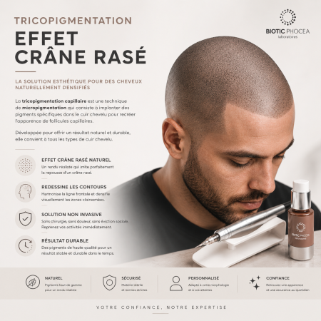 tricopigmentation effet crane rase